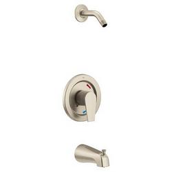 Single handle Bathtub & Shower Faucet in Brushed Nickel (Trim Only)