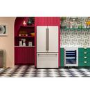 Cafe&trade; Stainless Steel/Brushed Stainless 34-1/8 x 23-3/4 in. Built-in and Freestanding Wine Cooler 