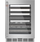 34-1/8 x 23-3/4 in. Built-in and Freestanding Wine Cooler in Stainless Steel with Brushed Stainless