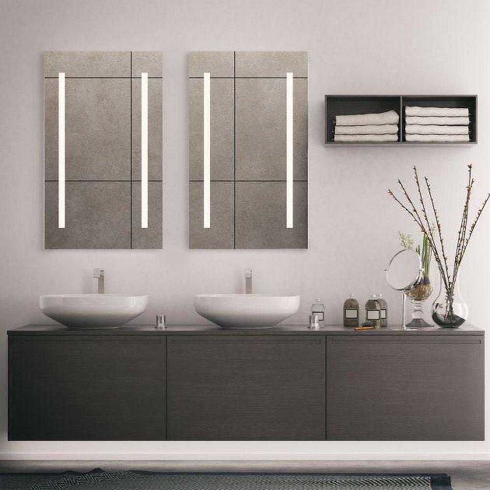 Robern Mirror 23-1/4 x 39-3/8 in. Surface Mount Medicine Cabinet 