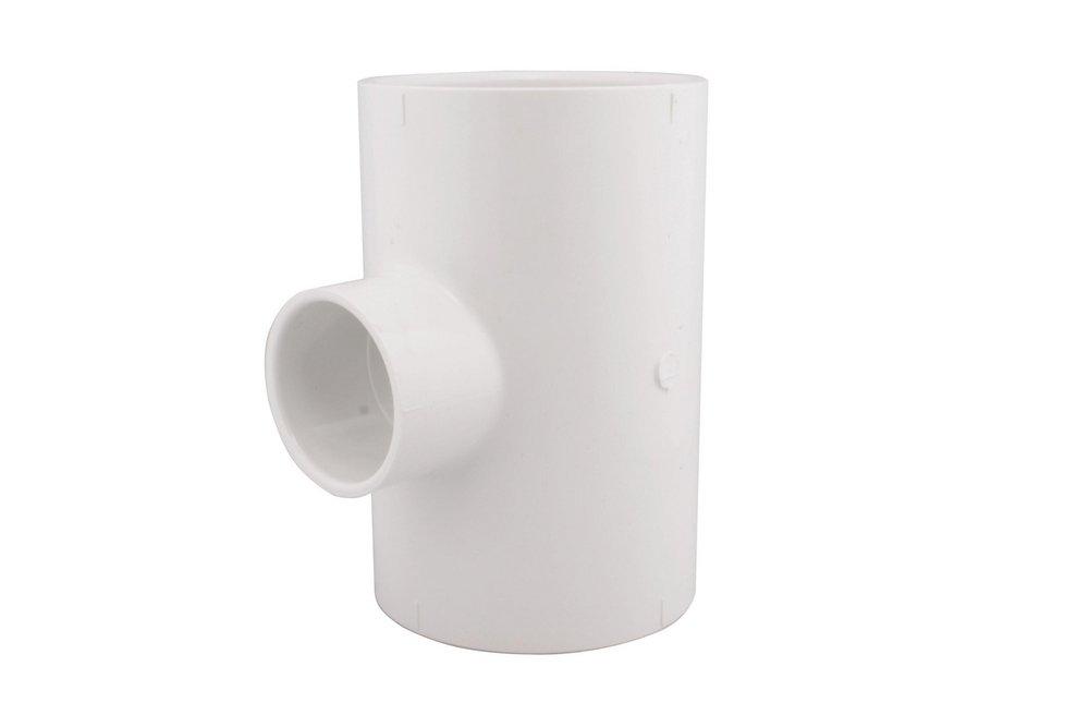 White PVC Schedule 40 Tee 