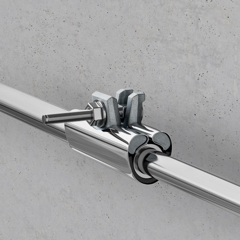 Jones Stephens 6 in. Stainless Steel Repair Clamp 