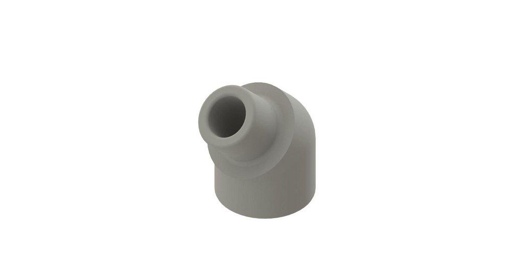 NIRON Steel Grey Spigot x Socket Fusion 45 Degree Schedule SDR 7.3 Street PP-RCT Elbow 