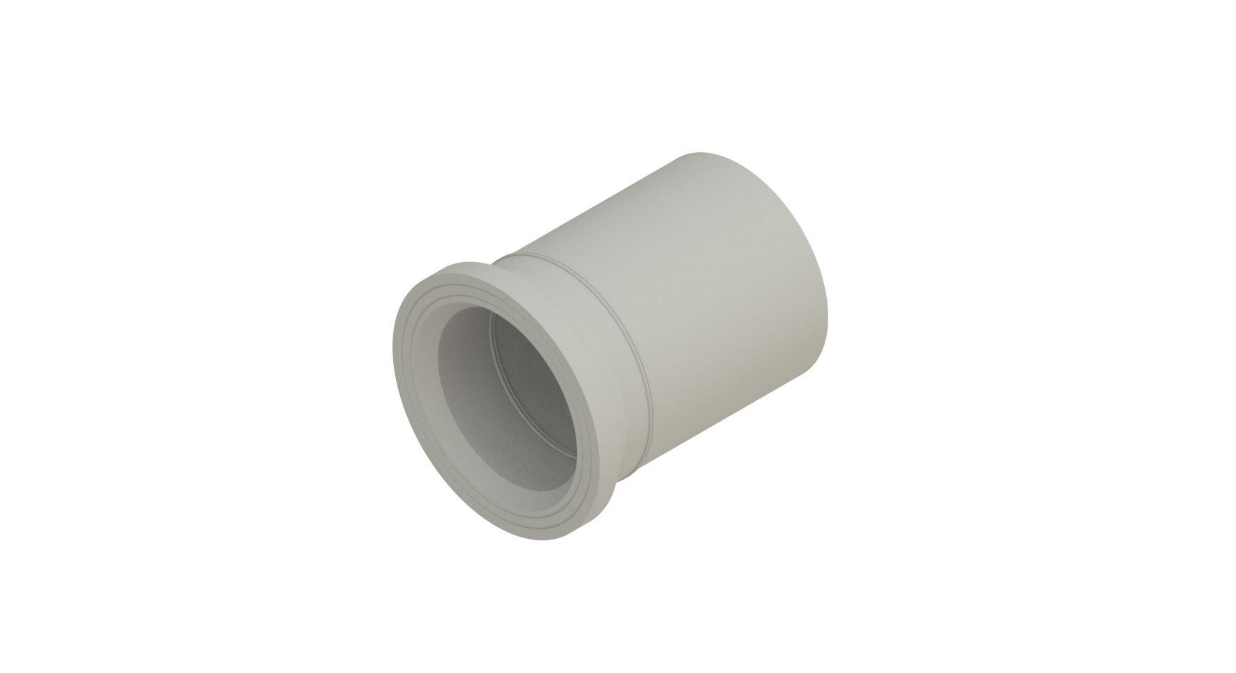 NIRON Steel Grey Spigot Long Stub SDR 11 Domestic PP-RCT Flange 