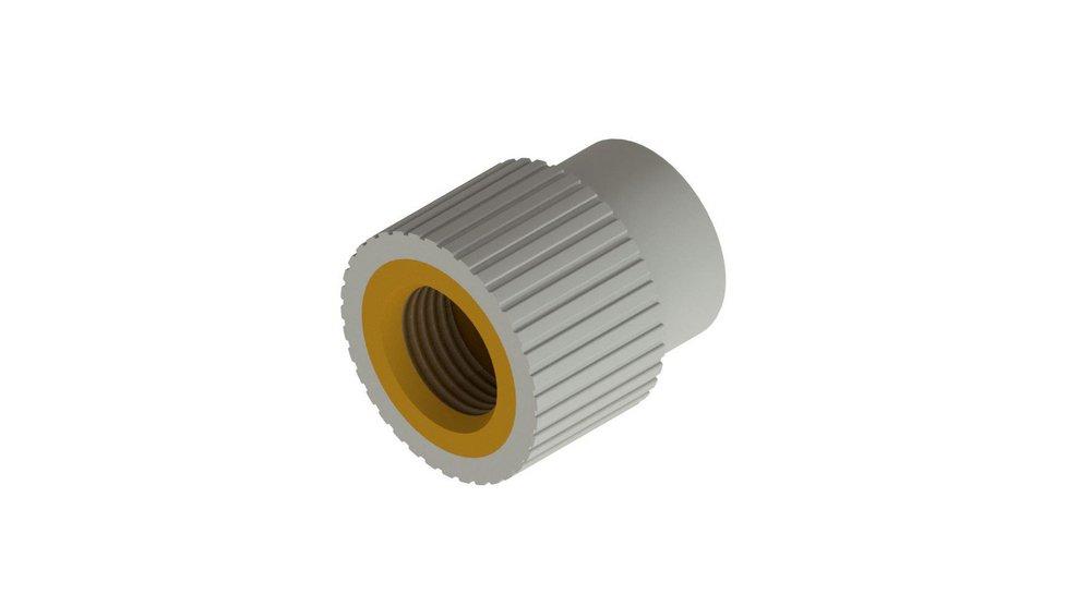 NIRON Steel Grey MPT Adapter x MPT Thread Plastic Adapter 