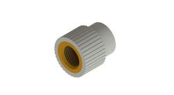 1 in. Socket Fusion x FPT Brass PP-RCT Adapter in Grey