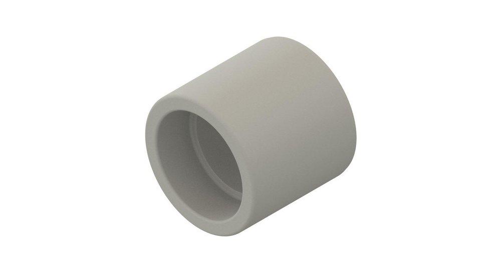 NIRON Steel Grey Socket Fusion PP-RCT Bushing in Steel Grey 