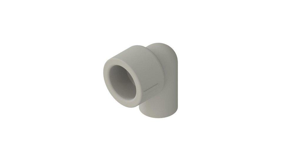 NIRON Steel Grey Spigot x Socket Fusion 90 Degree Schedule SDR 7.3 Street PP-RCT Elbow 