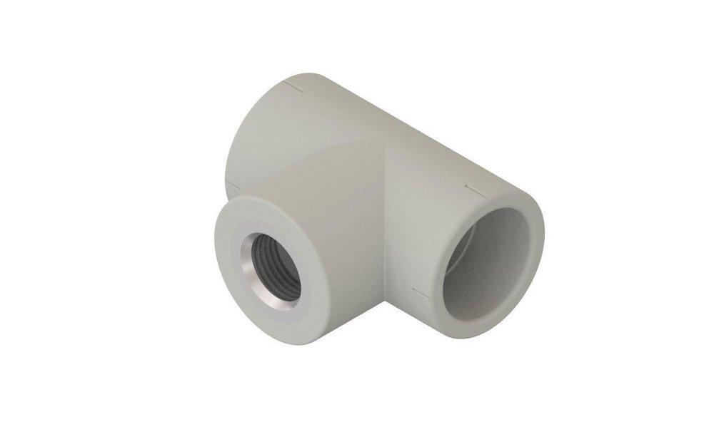 NIRON Steel Grey FNPT 482 psi Stainless Steel Tee 