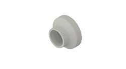 12 x 10 in. Butt Fusion 230F 303 psi SDR 11 PP-RCT Short Concentric Reducer in Steel Grey