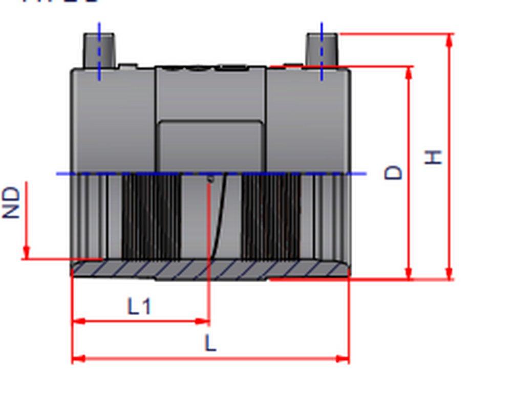 NIRON Electrofusion PP-RCT Coupling 