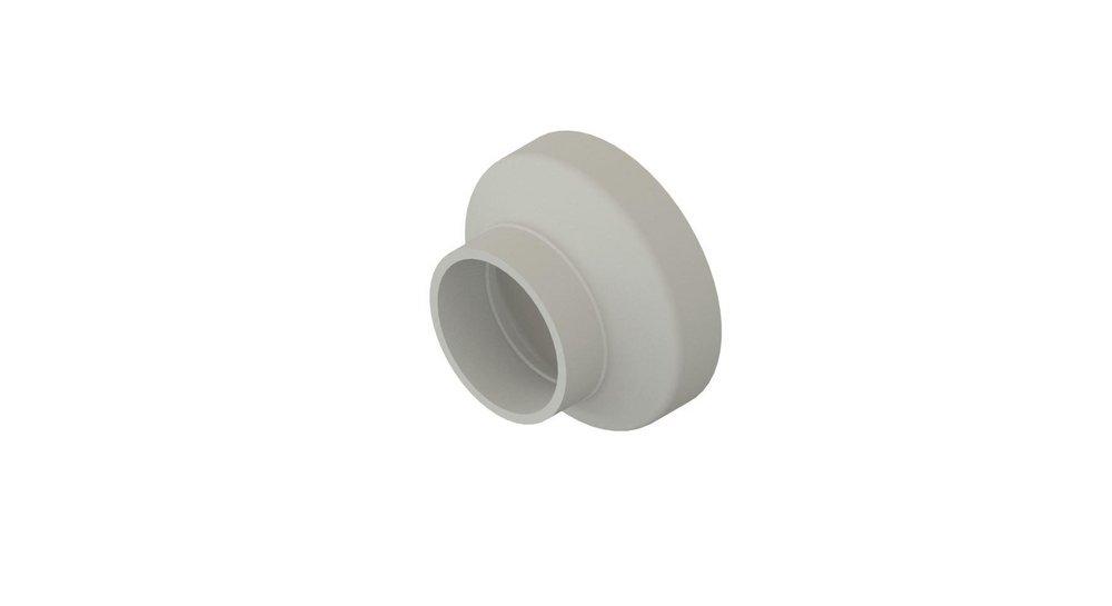 NIRON Steel Grey Butt Fusion 230F 191 psi SDR 17 PP-RCT Short Concentric Reducer in Steel Grey 