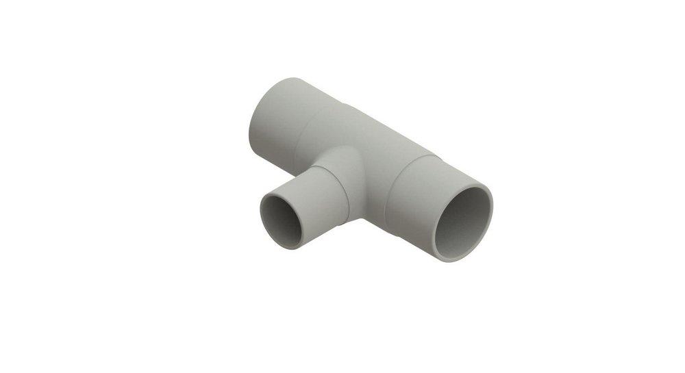 NIRON Steel Grey Spigot x Butt Fusion or Electrofusion x Butt Fusion or Electrofusion PP-RCT Reducing Tee 