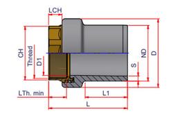 2 in. Butt Fusion x FPT PP-RCT Adapter