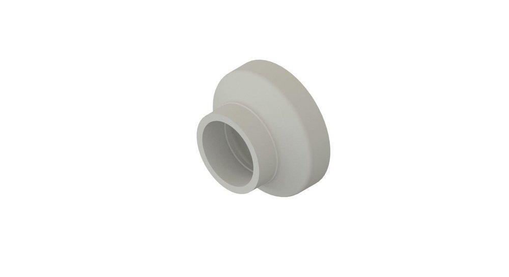 NIRON Steel Grey Butt Fusion 230F 303 psi SDR 11 PP-RCT Short Concentric Reducer in Steel Grey 