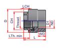 NIRON FNPT x Socket Fusion PP-RCT Adapter 