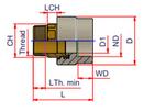 NIRON MNPT x Socket Fusion PP-RCT Adapter 