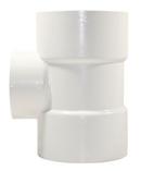 White PVC Schedule 40 Tee 