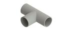 12 in. Butt Fusion and Electrofusion 191 psi 230F SDR 17 PP-RCT Tee in Steel Grey
