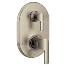 Moen Brushed Nickel Two Handle Dual Function Bathtub & Shower Faucet (Trim Only) 
