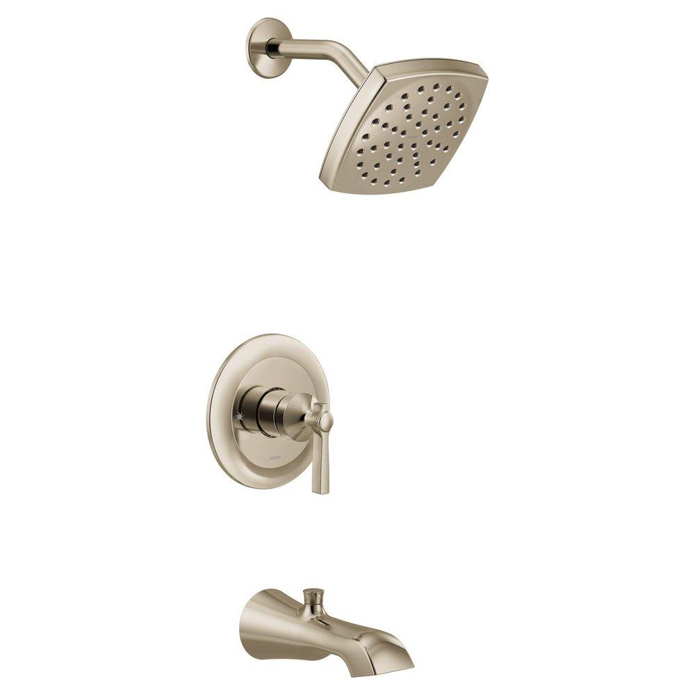 Moen Polished Nickel Single Handle Single Function Bathtub & Shower Faucet (Trim Only) 