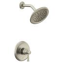 Moen Brushed Nickel Single Handle Single Function Shower Faucet (Trim Only) 