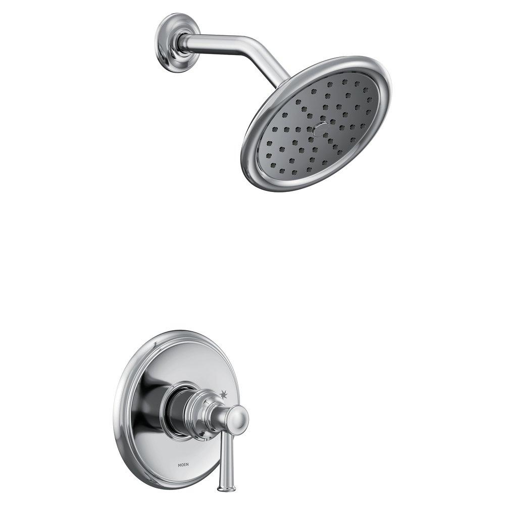 Moen Chrome Single Handle Single Function Shower Faucet (Trim Only) 