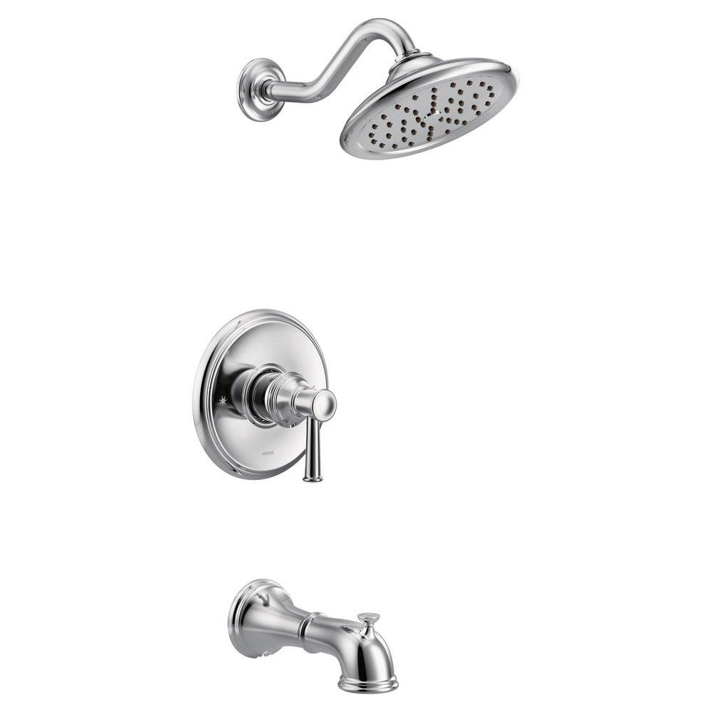 Moen Chrome Single Handle Single Function Bathtub & Shower Faucet (Trim Only) 