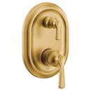 Moen Brushed Gold Two Handle Bathtub & Shower Faucet (Trim Only) 