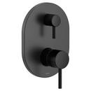 Two Handle Diverter Valve Trim in Matte Black