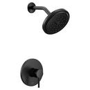 One Handle Single Function Shower Faucet in Matte Black (Trim Only)