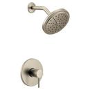 Moen Brushed Nickel Single Handle Single Function Shower Faucet (Trim Only)