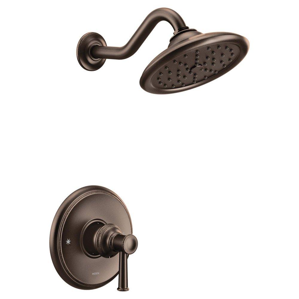 Moen Oil Rubbed Bronze Single Handle Single Function Shower Faucet (Trim Only) 