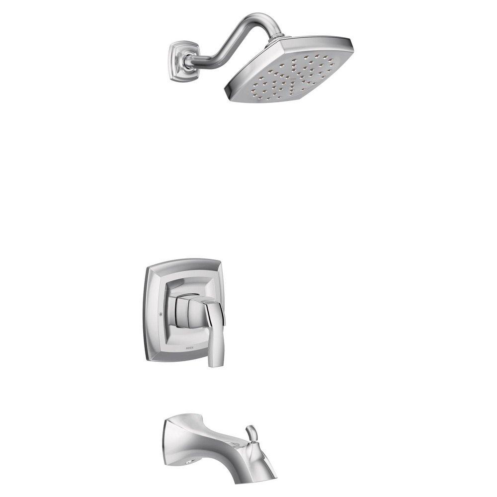 Moen Chrome Single Handle Single Function Bathtub & Shower Faucet (Trim Only) 