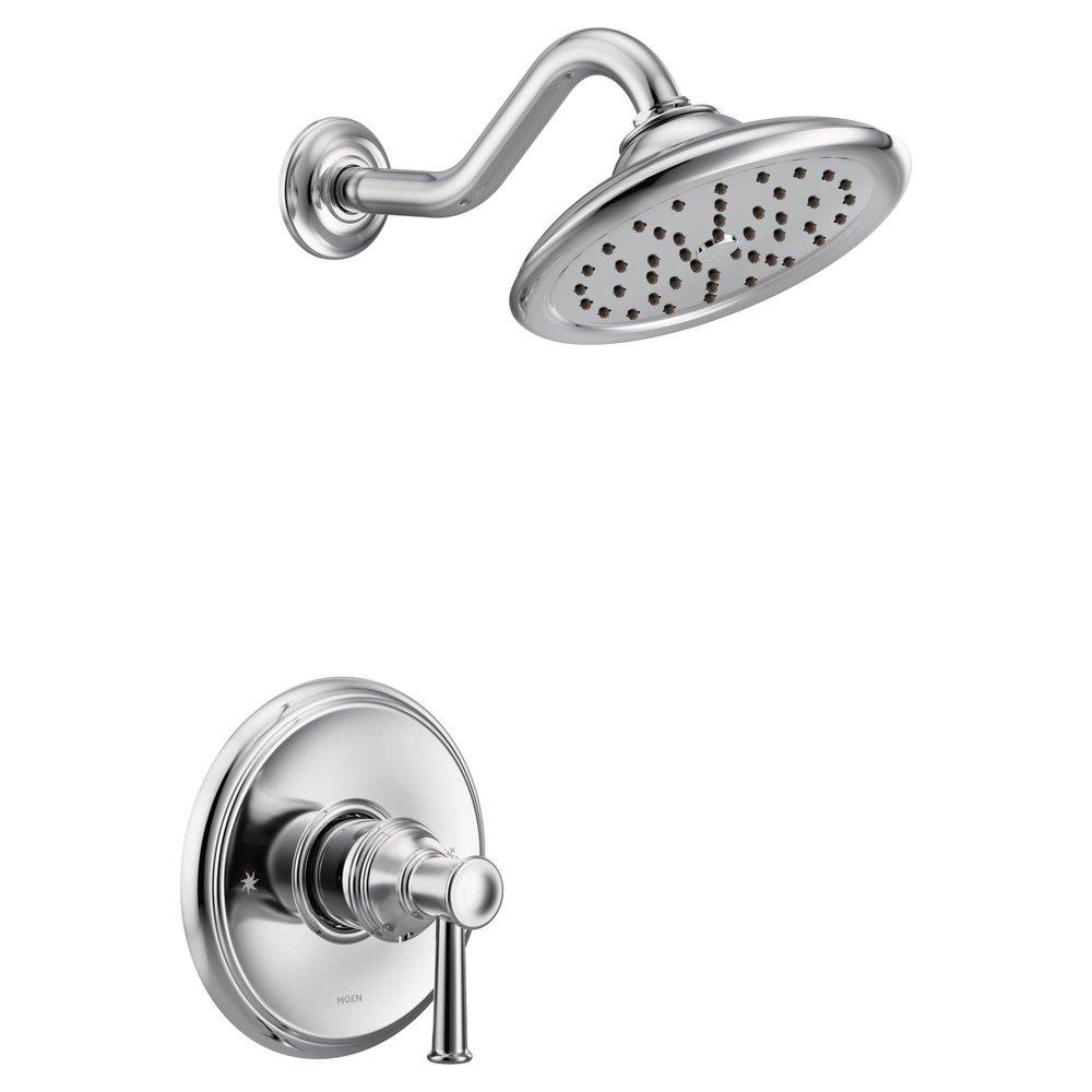 Moen Chrome Single Handle Single Function Shower Faucet (Trim Only) 