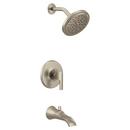 Moen Brushed Nickel Single Handle Single Function Bathtub & Shower Faucet (Trim Only) 