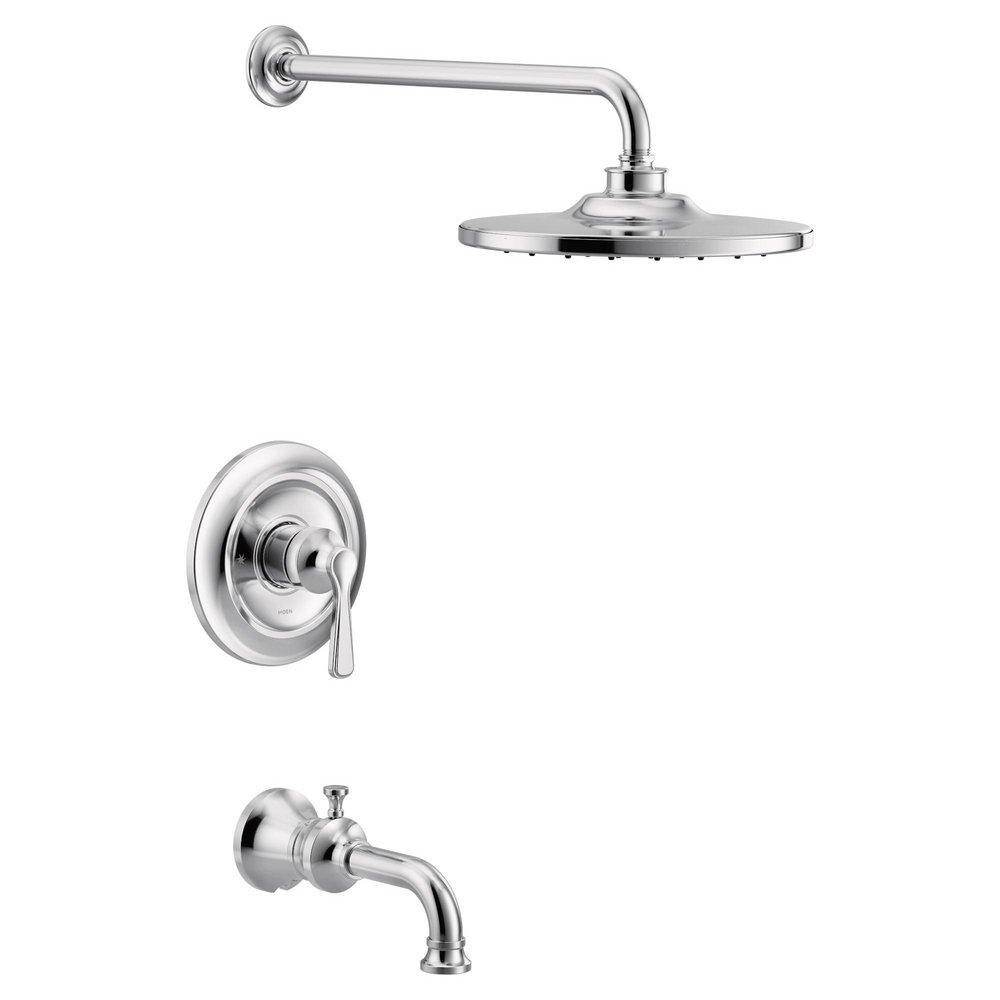 Moen Chrome Single Handle Single Function Bathtub & Shower Faucet (Trim Only) 