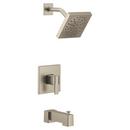 Moen Brushed Nickel Single Handle Single Function Bathtub & Shower Faucet (Trim Only) 