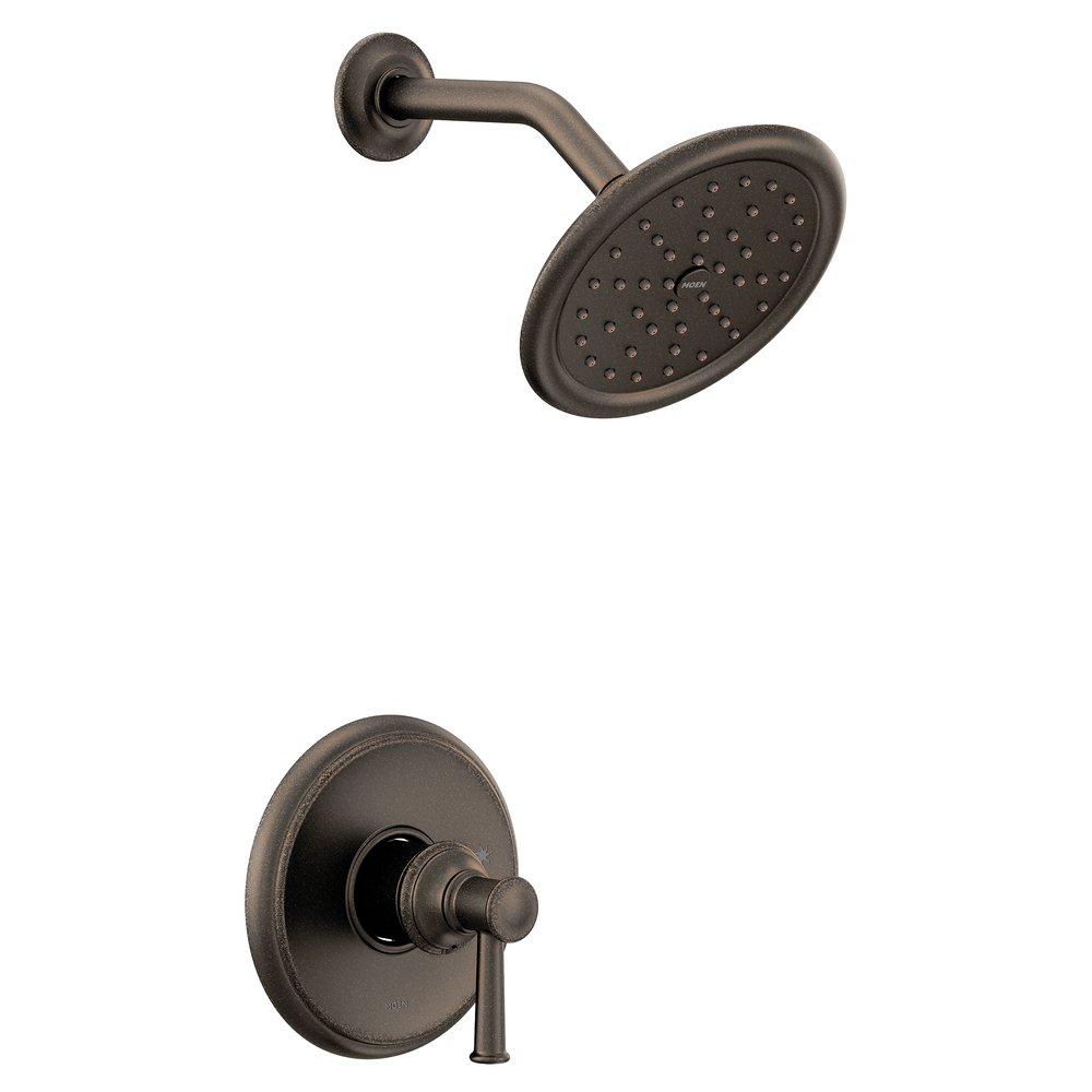 Moen Oil Rubbed Bronze Single Handle Single Function Shower Faucet (Trim Only) 