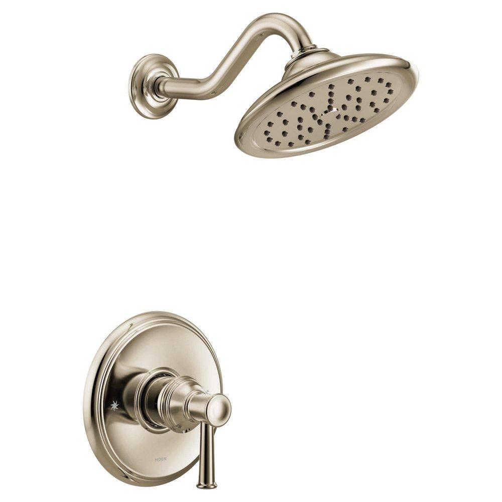 Moen Polished Nickel Single Handle Single Function Shower Faucet (Trim Only) 