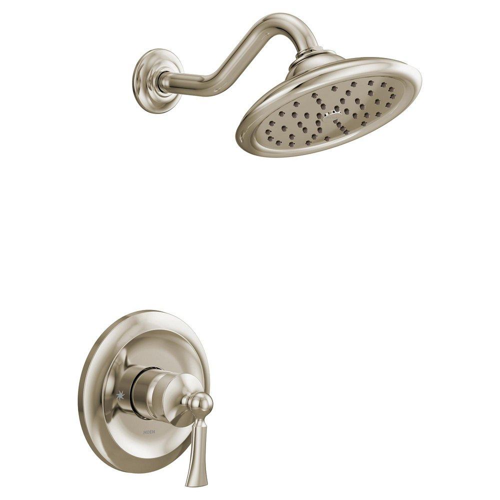Moen Polished Nickel Single Handle Single Function Shower Faucet (Trim Only) 