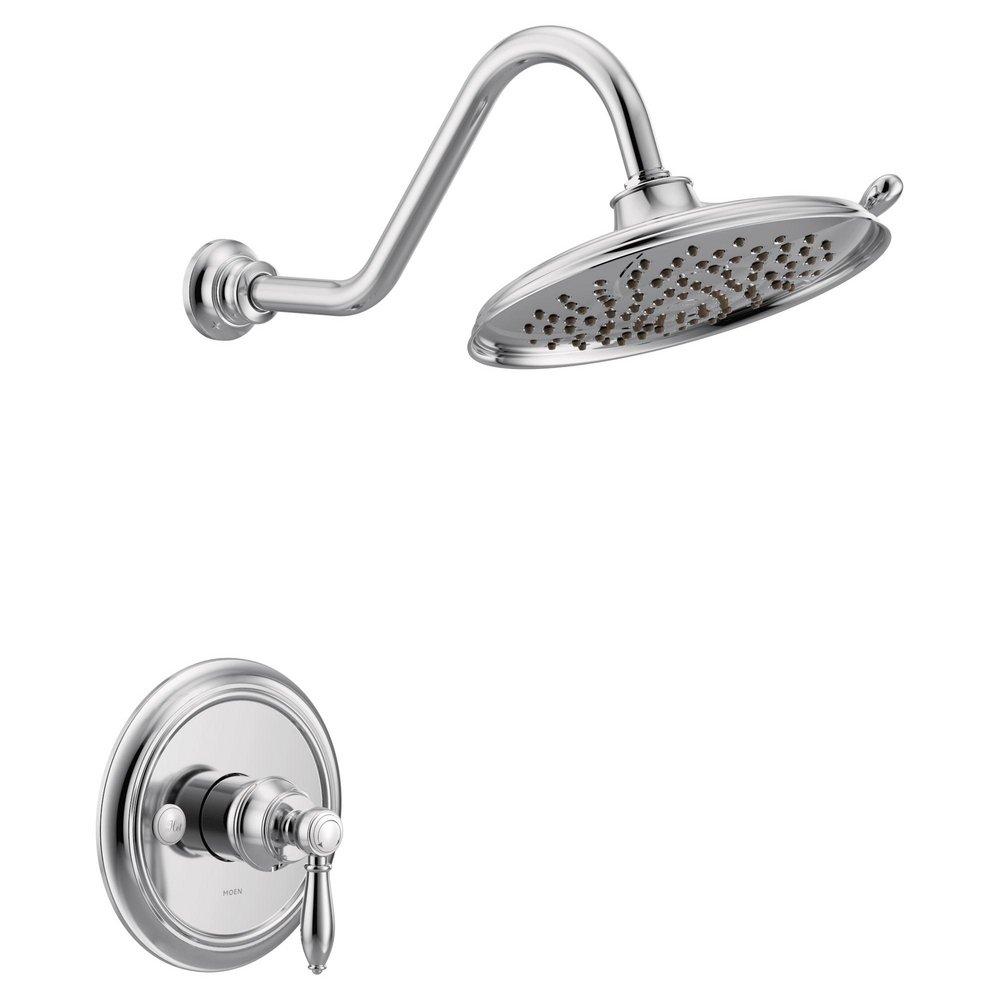 Moen Chrome Single Handle Single Function Shower Faucet (Trim Only) 