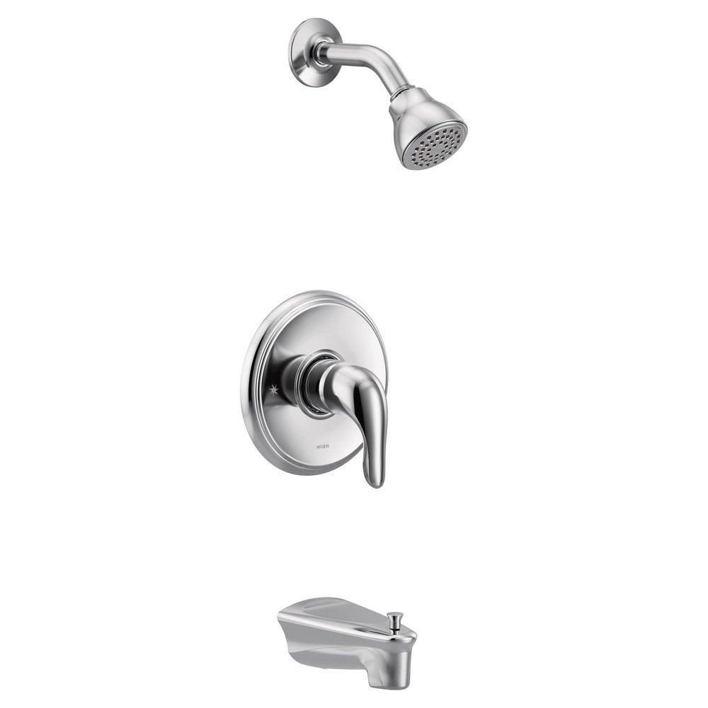 Moen Chrome Single Handle Single Function Bathtub & Shower Faucet (Trim Only) 