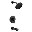 Moen Matte Black Single Handle Bathtub & Shower Faucet (Trim Only) 