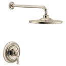 Moen Brushed Nickel Single Handle Single Function Shower Faucet (Trim Only) 