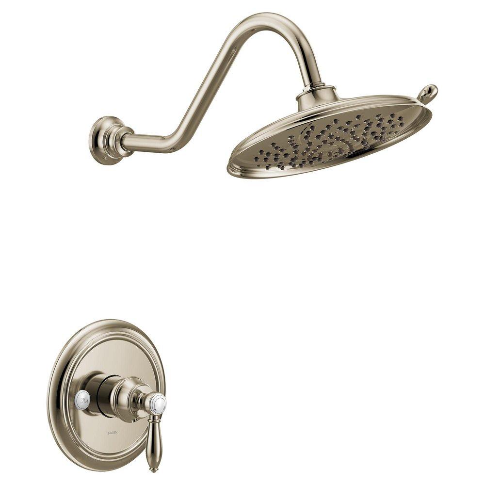 Moen Polished Nickel Single Handle Single Function Shower Faucet (Trim Only) 