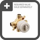 Moen Polished Nickel Single Handle Single Function Shower Faucet (Trim Only) 