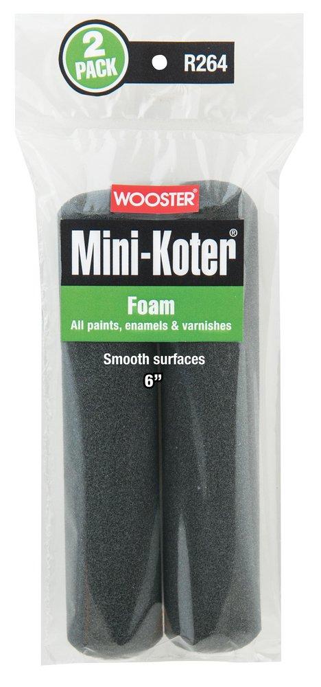 Wooster&reg; Foam Mini Roller Cover (Pack of 2) 