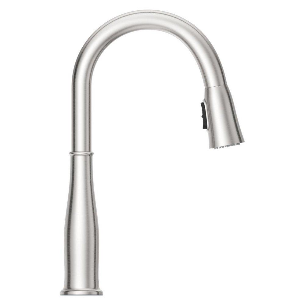 Pfister Stainless Steel Single Handle Pull Down Kitchen Faucet 