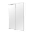 Colonial White 80-1/2 in. Bi-Pass Door with Frame in White 